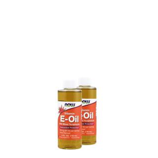 Folyékony E-vitamin, Now E-Oil, 2x118 ml