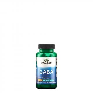 GABA gamma-amino-vajsav 750 mg, Swanson GABA, 60 kapszula