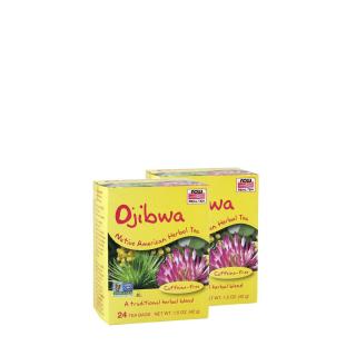 Gyulladáscsökkentő Ojibwa indián gyógytea, Now Ojibwa Tea, 2x24 adag, 2x42 g