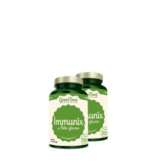 Immunerősítő béta-glükánnal, GreenFood Nutrition Immunix &amp; Beta-Glucans, 2x90 kapszula