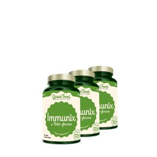 Immunerősítő béta-glükánnal, GreenFood Nutrition Immunix &amp; Beta-Glucans, 3x90 kapszula