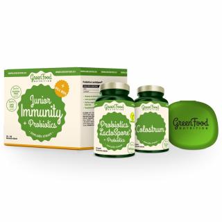 Immunerősítő és probiotikum csomag, GreenFood Nutrition Junior Immunity &amp; Probiotics Box