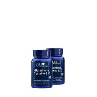 Immunerősítő komplex, Life Extension Glutathione Cysteine &amp; C, 3x100 kapszula