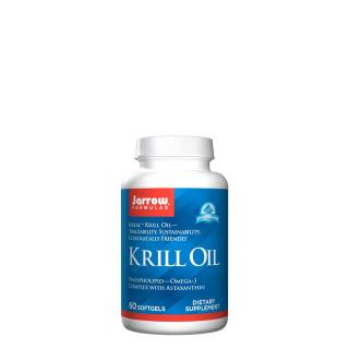 Krill olaj 600 mg foszfolipid-omega-3 komplex, Jarrow Formulas Krill Oil, 60 kapszula