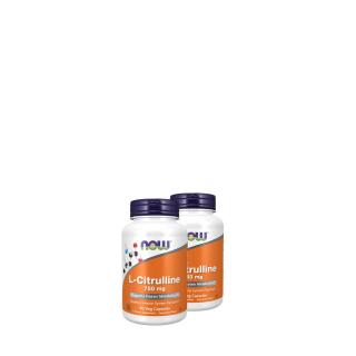 L-citrullin 750 mg, Now L-Citrulline, 2x90 kapszula