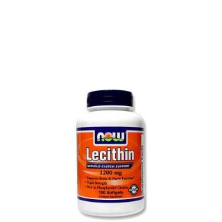 Lecitin 1200 mg, Now Lecithin Nervous System Support, 100 kapszula