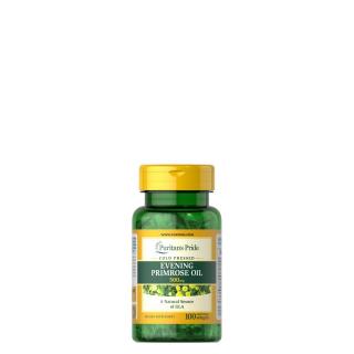 Ligetszépe olaj GLA-val 500 mg, Puritan's Pride Evening Primrose Oil with GLA, 100 kapszula