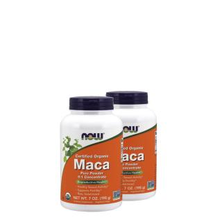 Maca gyökér 6:1 koncentrátum, Now Maca Pure Powder Concentrate, 2x198 g