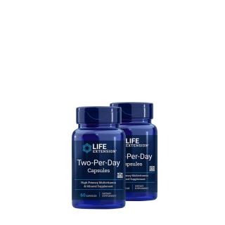 Magas dózisú multivitamin, Life Extension Two-Per-Day, 2x60 kapszula