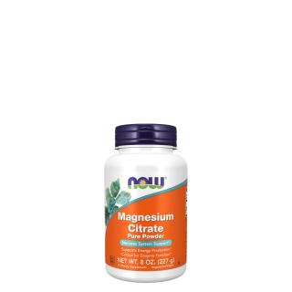 Magnézium citrát por, Now Magnesium Citrate Powder, 227 g