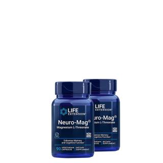 Magnézium l-treonát, Life Extension Neuro-Mag Magnesium L-Threonate, 2x90 kapszula