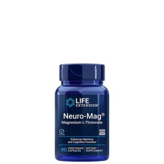 Magnézium l-treonát, Life Extension Neuro-Mag Magnesium L-Threonate, 90 kapszula