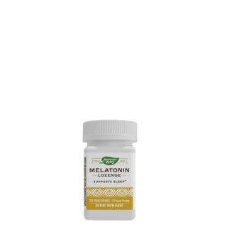 Melatonin Lozenges, Nature's Way Melatonin Lozenges 2.5 mg, 100 szopogató tabletta