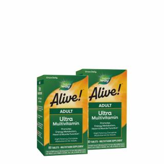 Multivitamin felnőtteknek, Nature's Way Adult Ultra Multivitamin, 2x60 tabletta