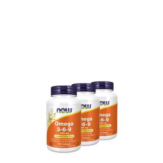 Omega 3-6-9 komplex 1000 mg, Now Omega 3-6-9, 3x100 kapszula