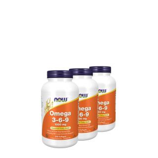 Omega 3-6-9 komplex 1000 mg, Now Omega 3-6-9, 3x250 kapszula