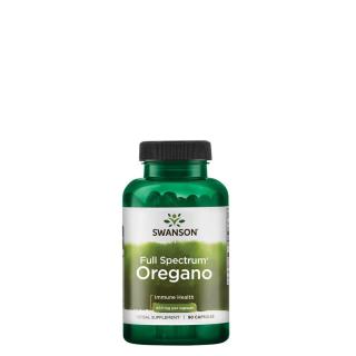 Oregánó 450 mg, Swanson Full Spectrum Oregano, 90 kapszula