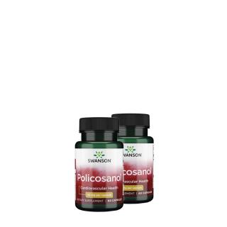 Polikozanol komplex 20 mg, Swanson Policosanol from BioCosanol, 2x60 kapszula