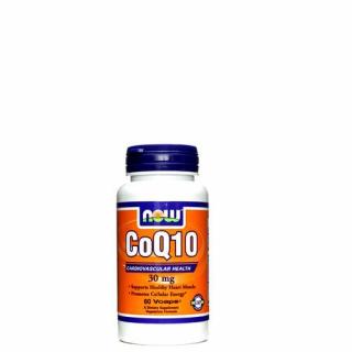 Q10 koenzim 30 mg, Now CoQ10 Cardiovascular Health, 60 kapszula