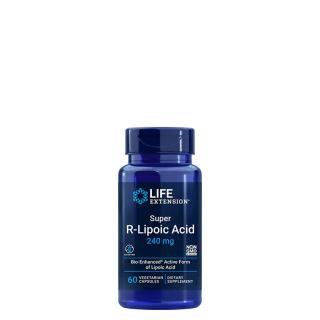 R-liponsav 240 mg, Life Extension Super R-Lipoic Acid, 60 kapszula