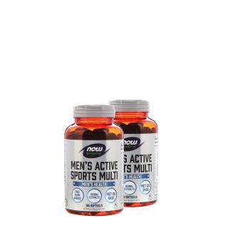 Sport multivitamin férfiaknak, Now Men's Active Sports Multivitamin, 2x90 kapszula