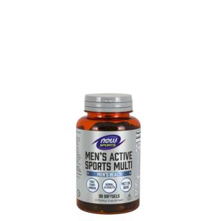 Sport multivitamin férfiaknak, Now Men's Active Sports Multivitamin, 90 kapszula