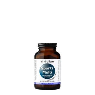 Sport multivitamin Q10 koenzimmel és aminosavakkal, Viridian Sports Multi, 60 kapszula