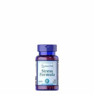 Stressz formula B-, C- és E-vitaminokkal, Puritan's Pride Stress Formula, 60 tabletta