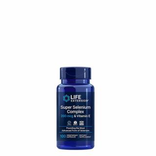 Szelén komplex E-vitaminnal, Life Extension Super Selenium, 100 kapszula