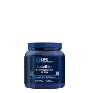 Szójalecitin por 97% foszfatid tartalommal, Life Extension Lecithin 97% Phosphatids, 454 g