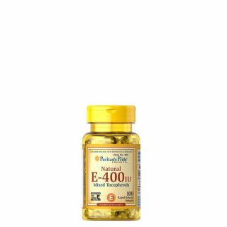 Természetes E-vitamin 400 IU kevert tokoferolokkal, Puritan's Pride E-400 with Mixed Tocopherols,...