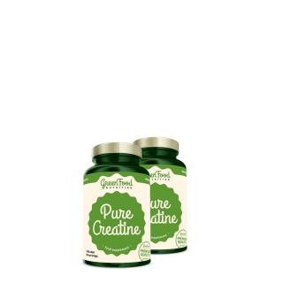 Tiszta kreatin 500 mg, GreenFood Nutrition Pure Creatine, 2x120 kapszula