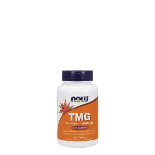 Trimetil-glicin 1000 mg, Now TMG Betaine, 100 tabletta