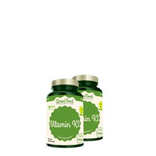 Vegán K2-vitamin 75 mcg, GreenFood Nutrition Vitamin K2, 2x60 kapszula