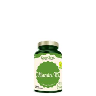 Vegán K2-vitamin 75 mcg, GreenFood Nutrition Vitamin K2, 60 kapszula