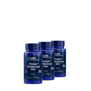 Véráramlás fokozó erekció támogató formula, Life Extension Prelox® Enhanced Sex, 3x60 tabletta...