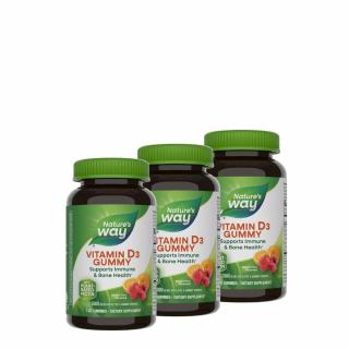 Vitamin D3 gumicukor, Nature's Way Vitamin D3 2000 IU, 3x120 gumicukor