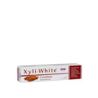 Xilites fogkrém fahéj és teafa olajjal, Now Xyliwhite Cinnafresh, 181 g