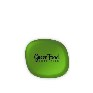 Zöld tablettatartó doboz, GreenFood Nutrition Green Pillbox