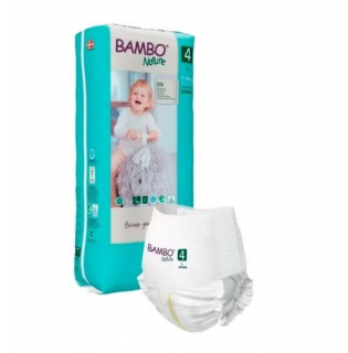 Bambo nature nadrágpelenka, 4, 7-12 KG, 40 DB, NAGY KISZERELÉS