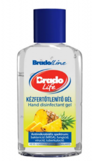 Brado Life kézfertőtlenítő gél 50 ml ananászos