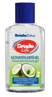 Brado Life kézfertőtlenítő gél 50 ml kókusz-lime