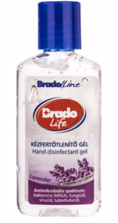 Brado Life kézfertőtlenítő gél 50 ml levendula