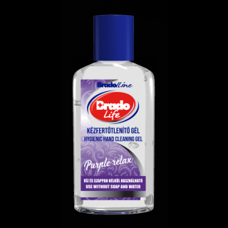 BradoLife kézfertőtlenítő gél Purple relax 50 ml