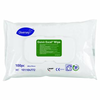 DI Oxivir Excel Wipe felületfertőtlenítő kendő 100db/csomag