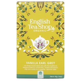 English Tea shop vaníliás earl grey bio fekete tea 20 db