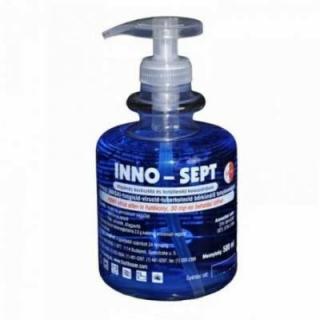 INNO-SEPT Higiénés fertőtlenítő kéztisztító és betegfürdető koncentrátum 0,5 liter pumpás