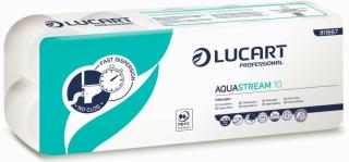 Lucart Aquastream 10 wc papír 2 rétegű 22M 200 lap