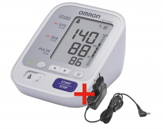OMRON M3 Comfort + adapter Automata, digitális, felkaros vérnyomásmérő