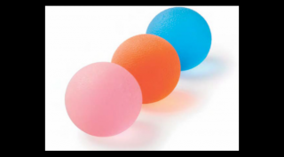 QMED Kézerősítő labda- extra lágy- rózsaszín